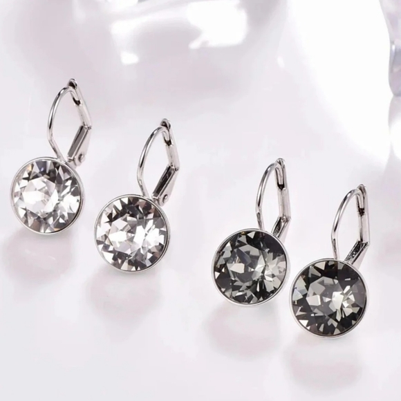 Crystals From Swarovski Round Small Bella Stud - Picture 2 of 5